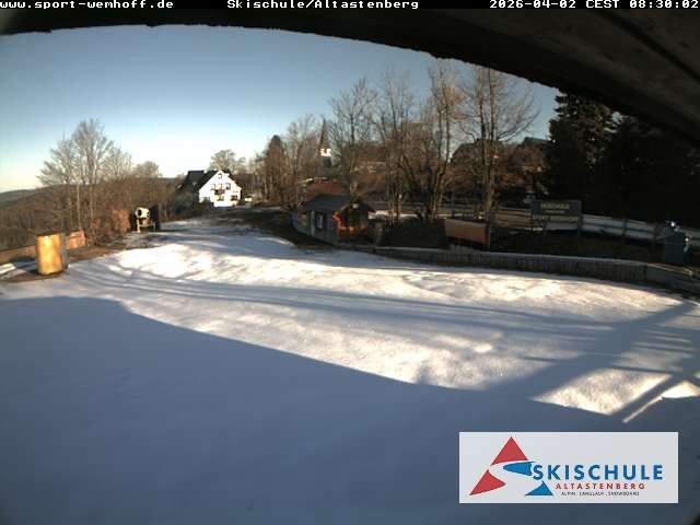 Archived image Webcam Altastenberg ski school