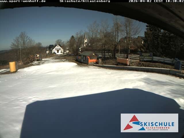 Archived image Webcam Altastenberg ski school