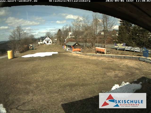 Archived image Webcam Altastenberg ski school