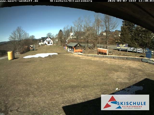 Archived image Webcam Altastenberg ski school