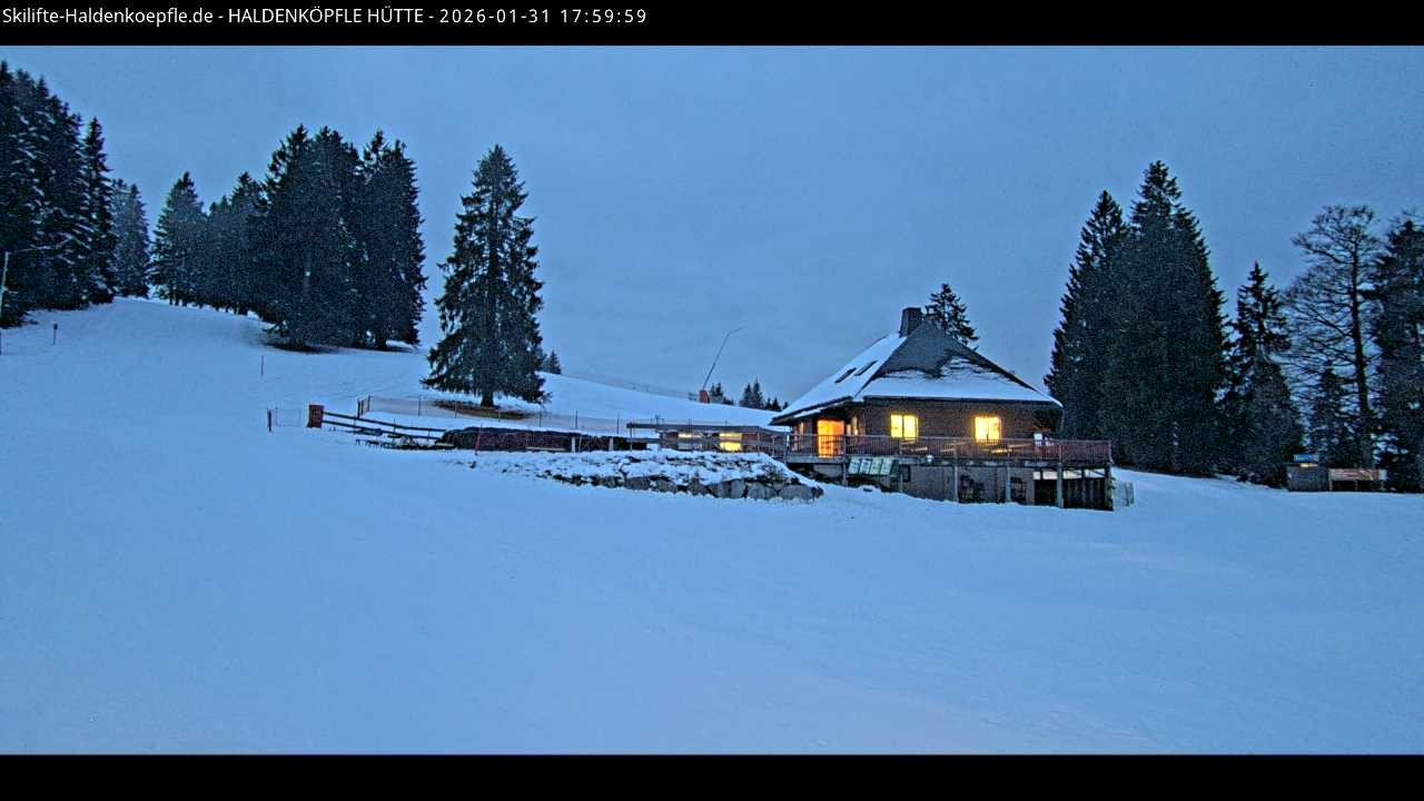 Archiv Foto Webcam Haldenköpfle im Schwarzwald - Hütte