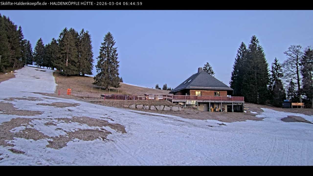 Archiv Foto Webcam Haldenköpfle im Schwarzwald - Hütte