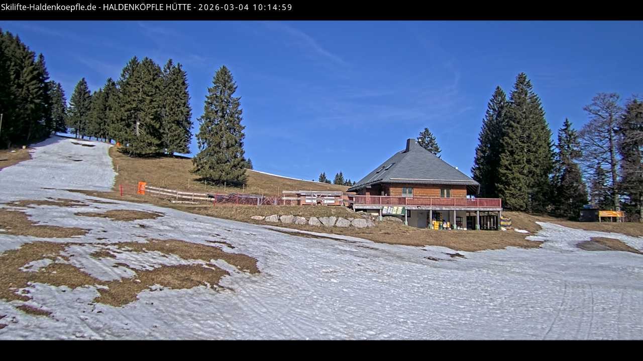 Archiv Foto Webcam Haldenköpfle im Schwarzwald - Hütte