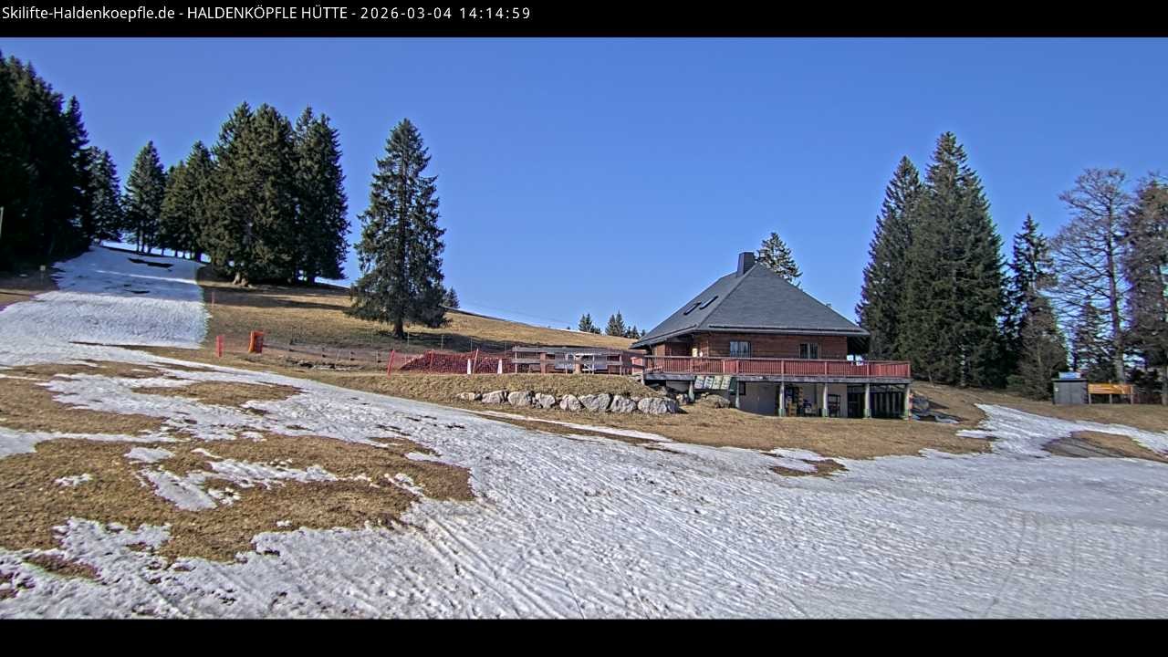 Archiv Foto Webcam Haldenköpfle im Schwarzwald - Hütte