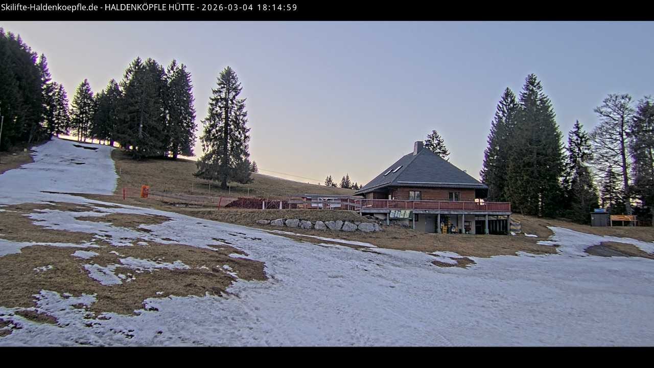 Archiv Foto Webcam Haldenköpfle im Schwarzwald - Hütte