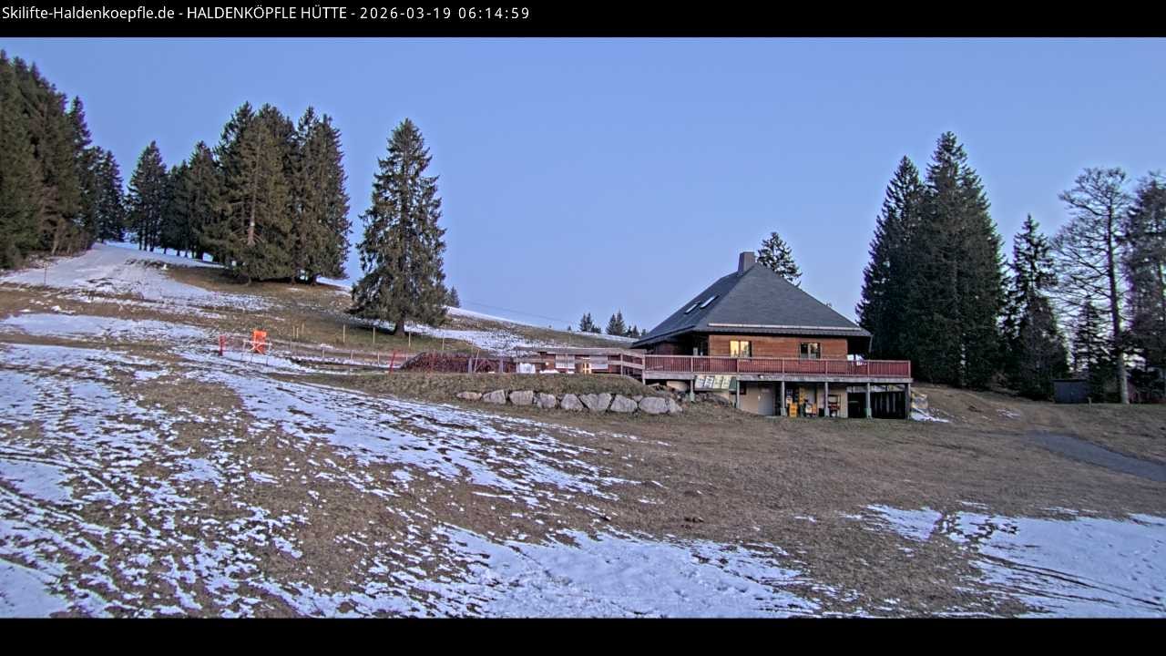 Archiv Foto Webcam Haldenköpfle im Schwarzwald - Hütte