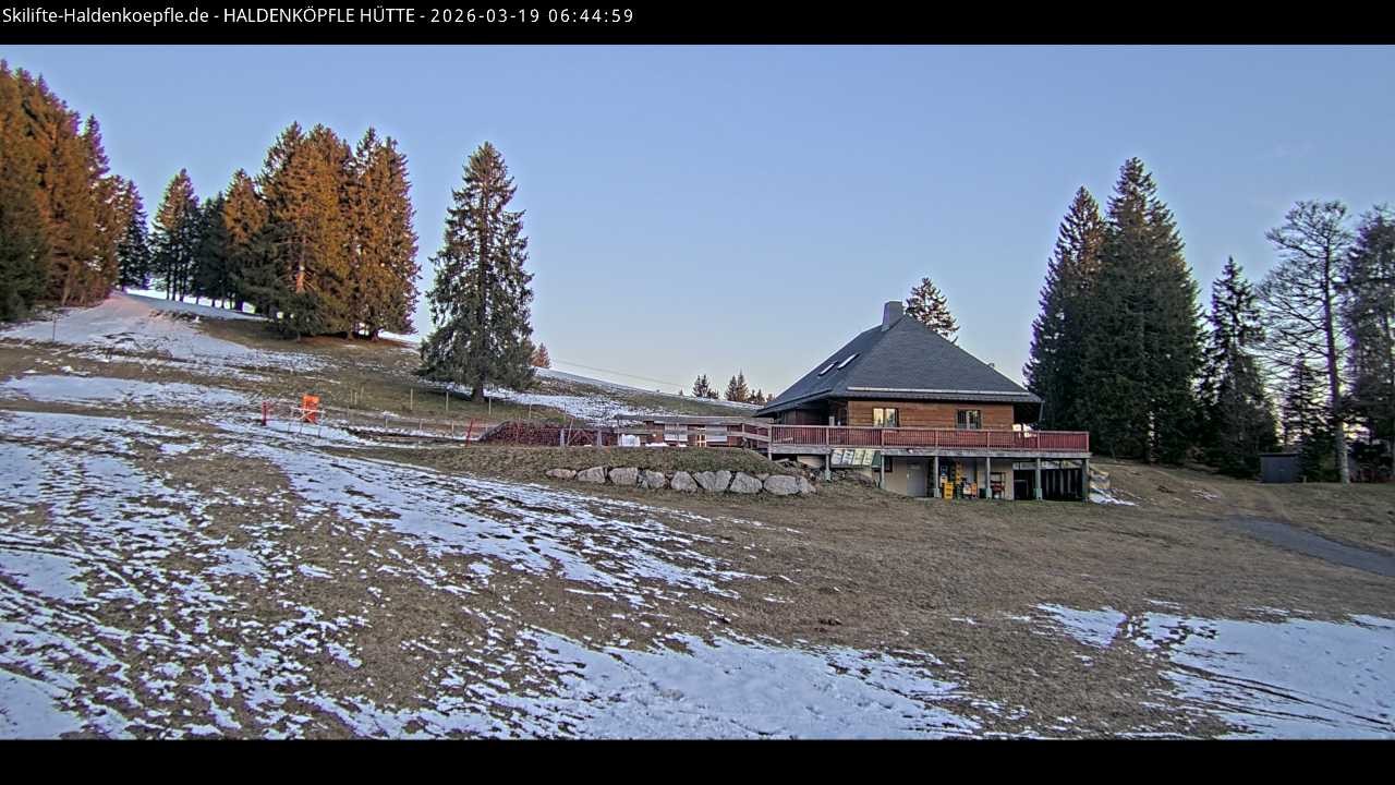 Archiv Foto Webcam Haldenköpfle im Schwarzwald - Hütte