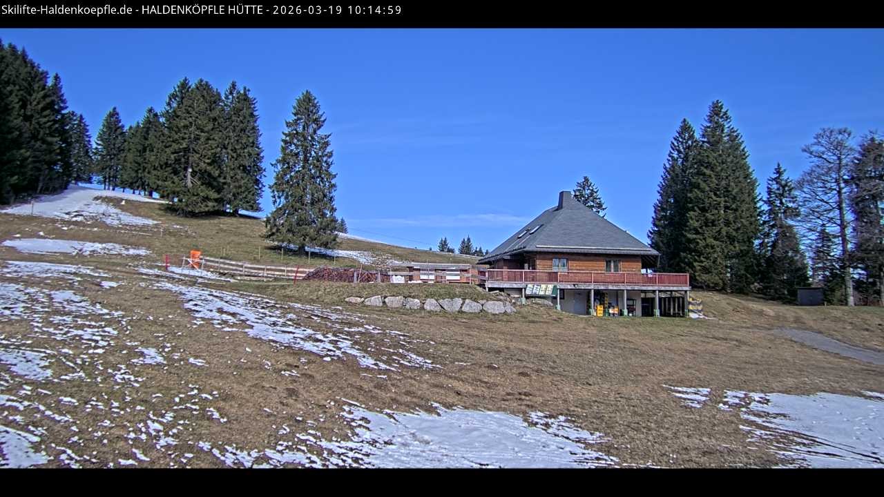 Archiv Foto Webcam Haldenköpfle im Schwarzwald - Hütte