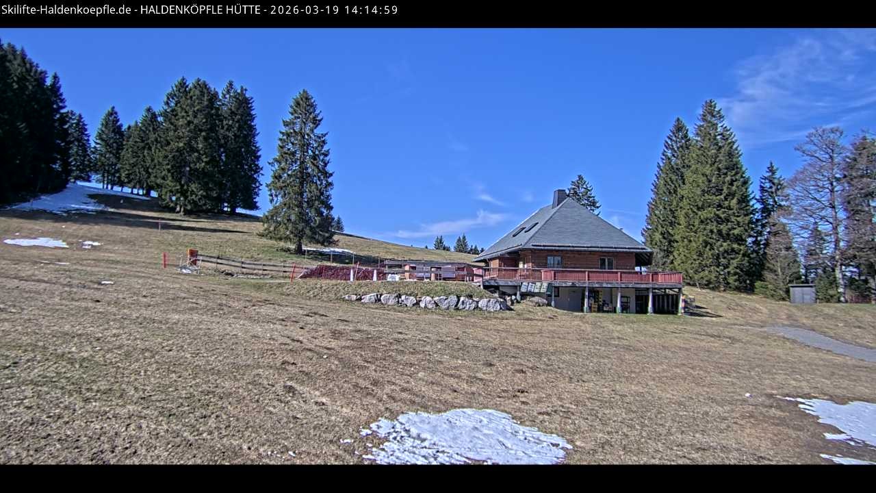 Archiv Foto Webcam Haldenköpfle im Schwarzwald - Hütte