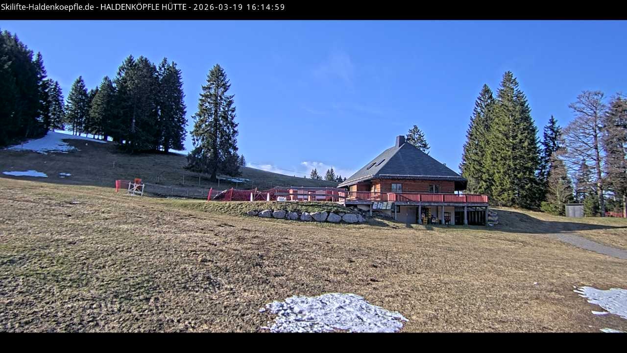 Archiv Foto Webcam Haldenköpfle im Schwarzwald - Hütte