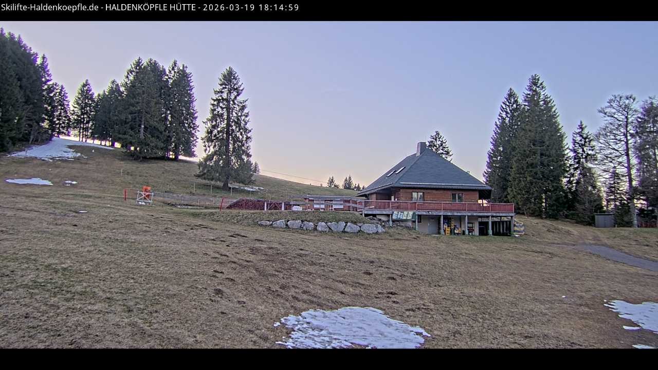 Archiv Foto Webcam Haldenköpfle im Schwarzwald - Hütte
