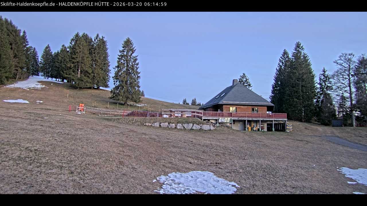 Archiv Foto Webcam Haldenköpfle im Schwarzwald - Hütte