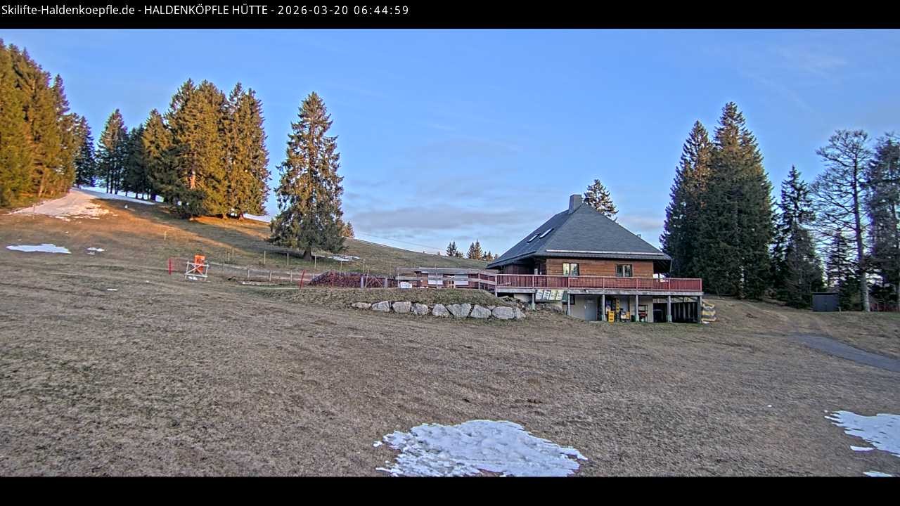Archiv Foto Webcam Haldenköpfle im Schwarzwald - Hütte