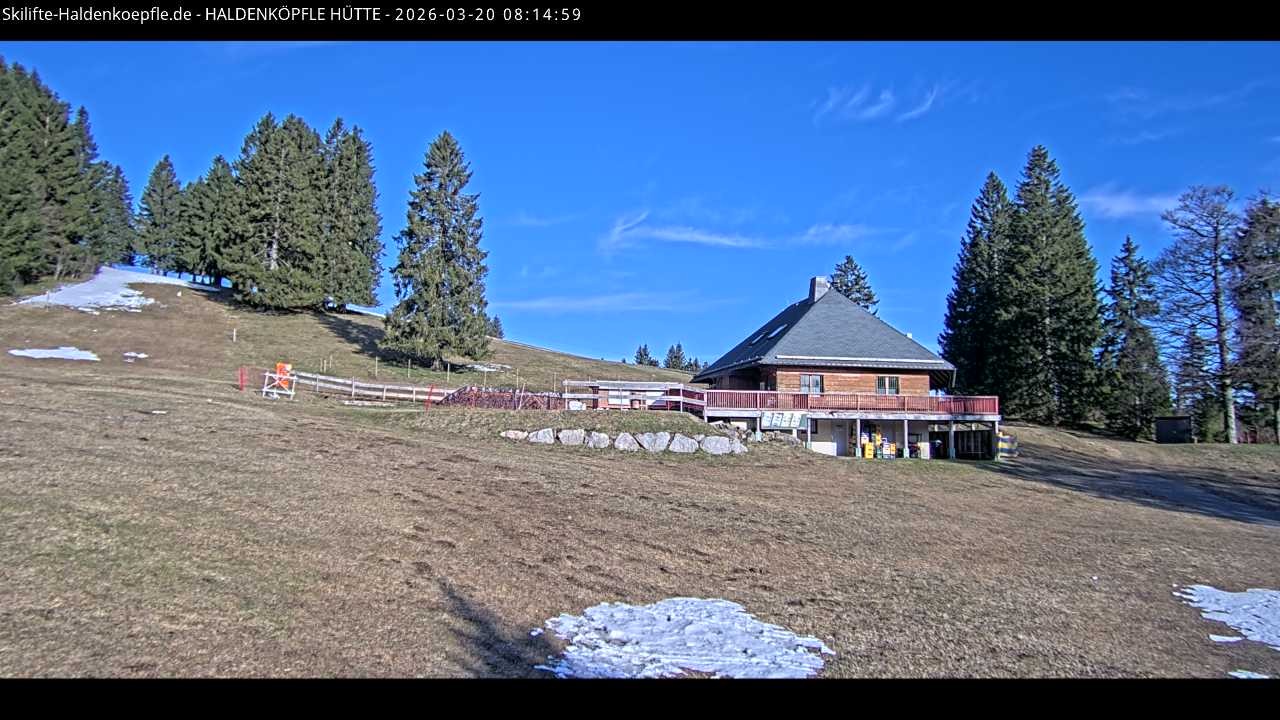 Archiv Foto Webcam Haldenköpfle im Schwarzwald - Hütte