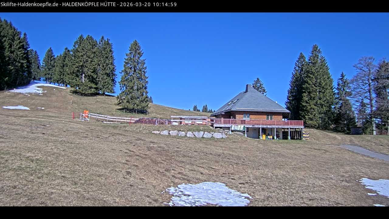 Archiv Foto Webcam Haldenköpfle im Schwarzwald - Hütte