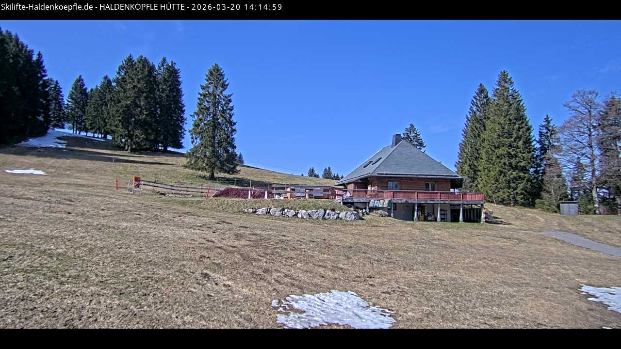 Archiv Foto Webcam Haldenköpfle im Schwarzwald - Hütte
