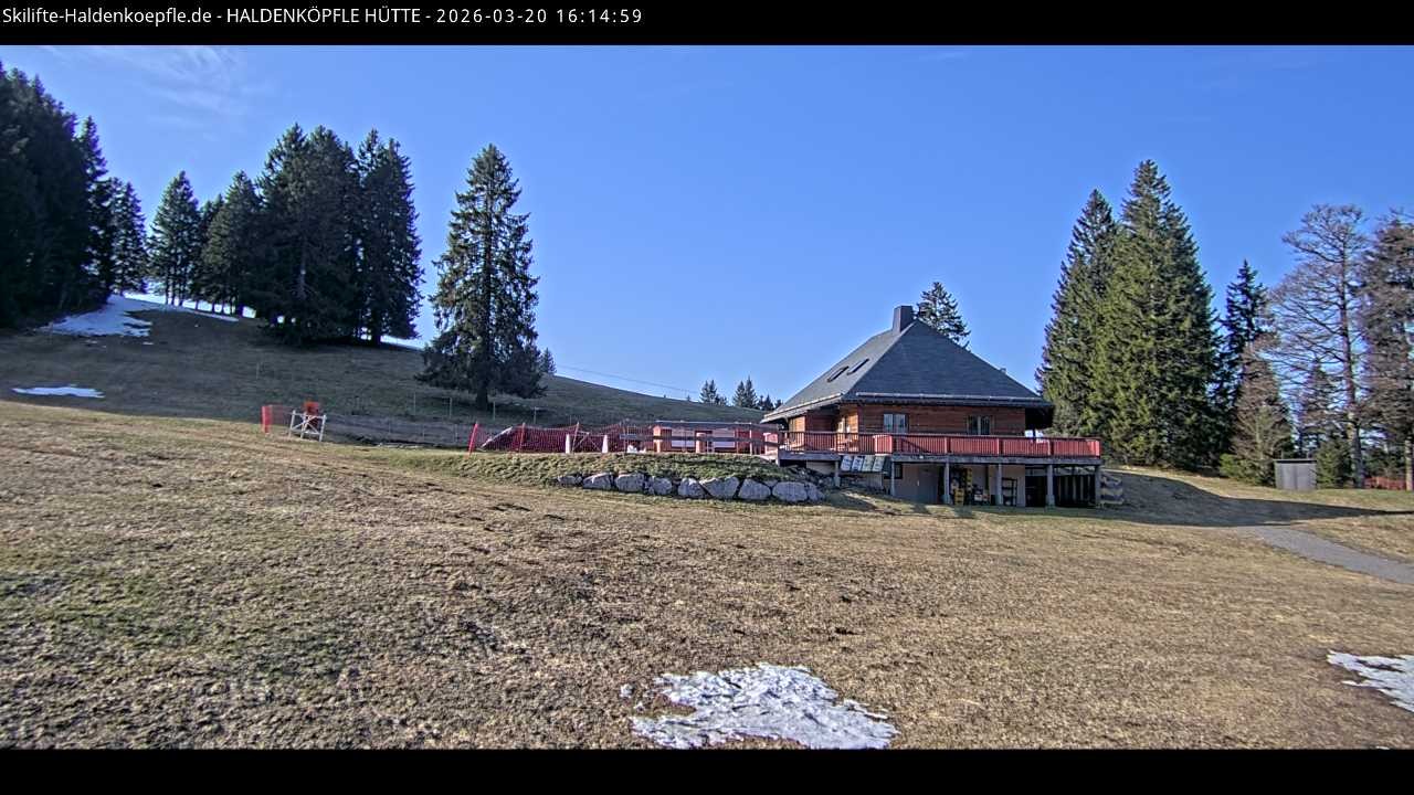 Archiv Foto Webcam Haldenköpfle im Schwarzwald - Hütte