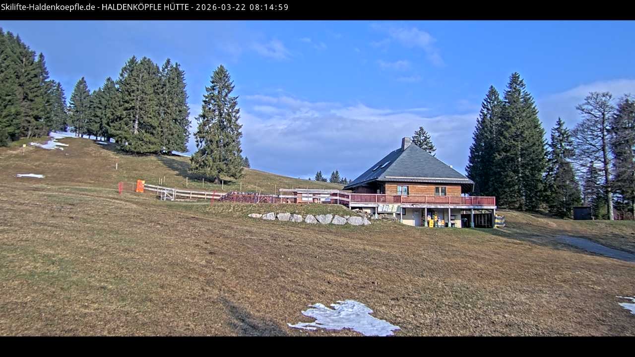 Archiv Foto Webcam Haldenköpfle im Schwarzwald - Hütte