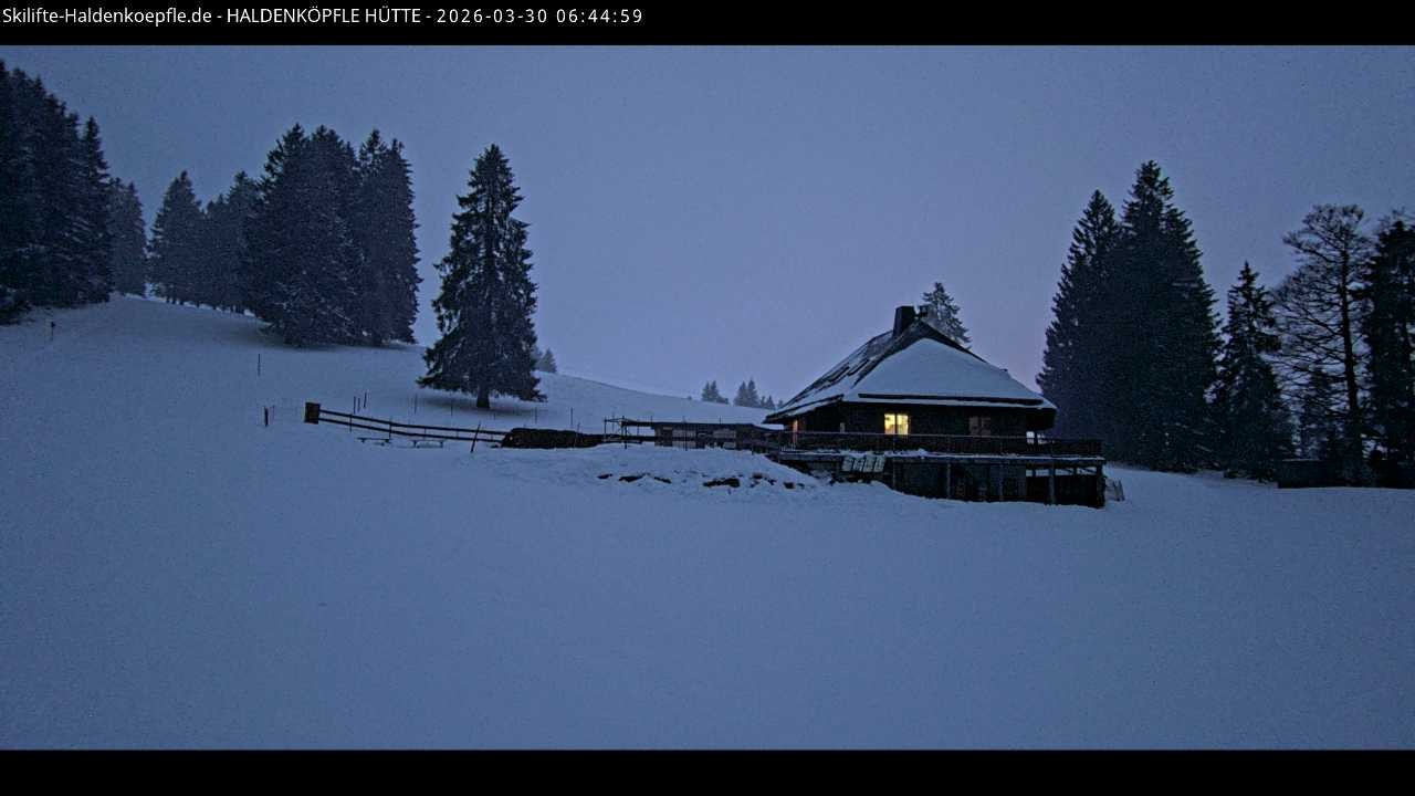 Archiv Foto Webcam Haldenköpfle im Schwarzwald - Hütte