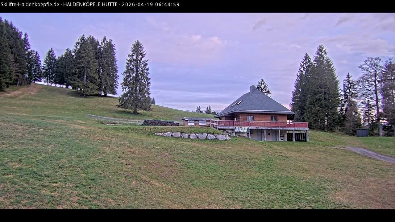 Archiv Foto Webcam Haldenköpfle im Schwarzwald - Hütte