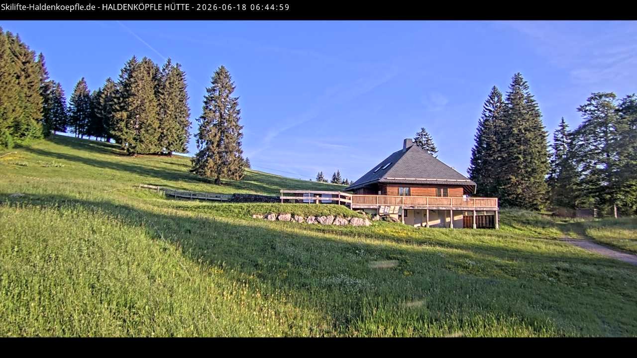 Archiv Foto Webcam Haldenköpfle im Schwarzwald - Hütte
