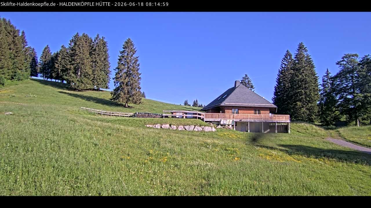 Archiv Foto Webcam Haldenköpfle im Schwarzwald - Hütte