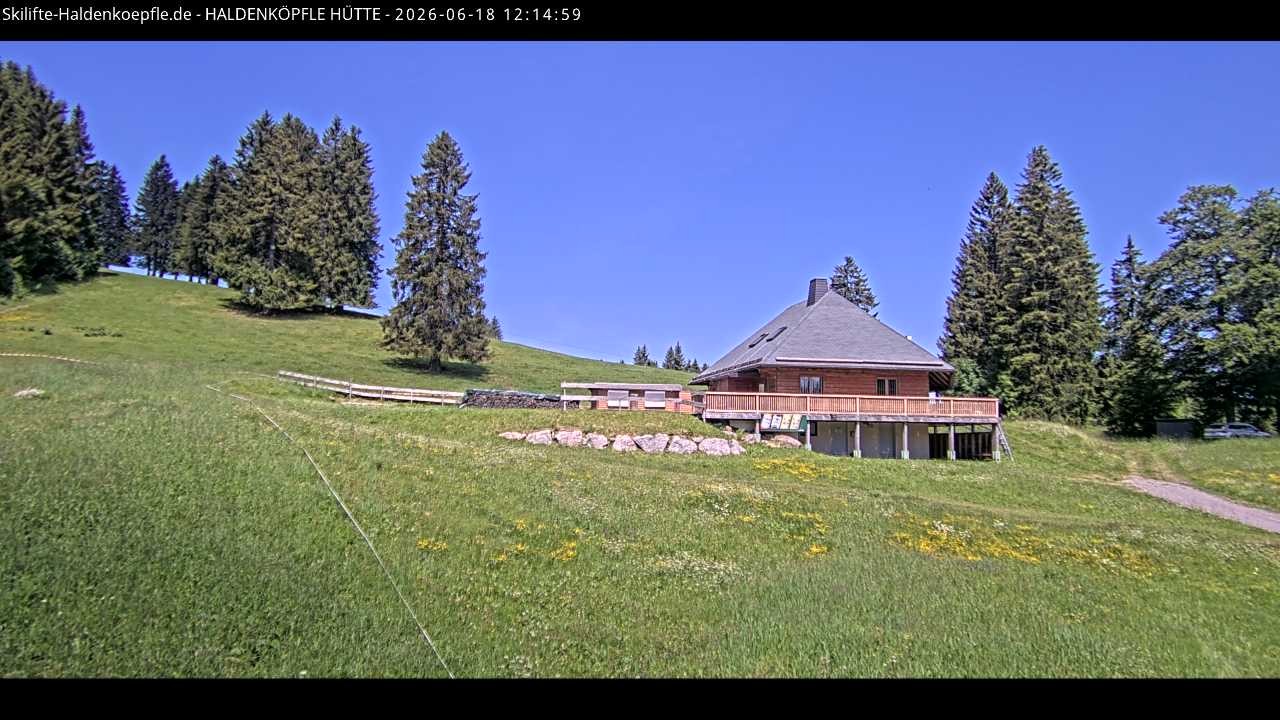 Archiv Foto Webcam Haldenköpfle im Schwarzwald - Hütte