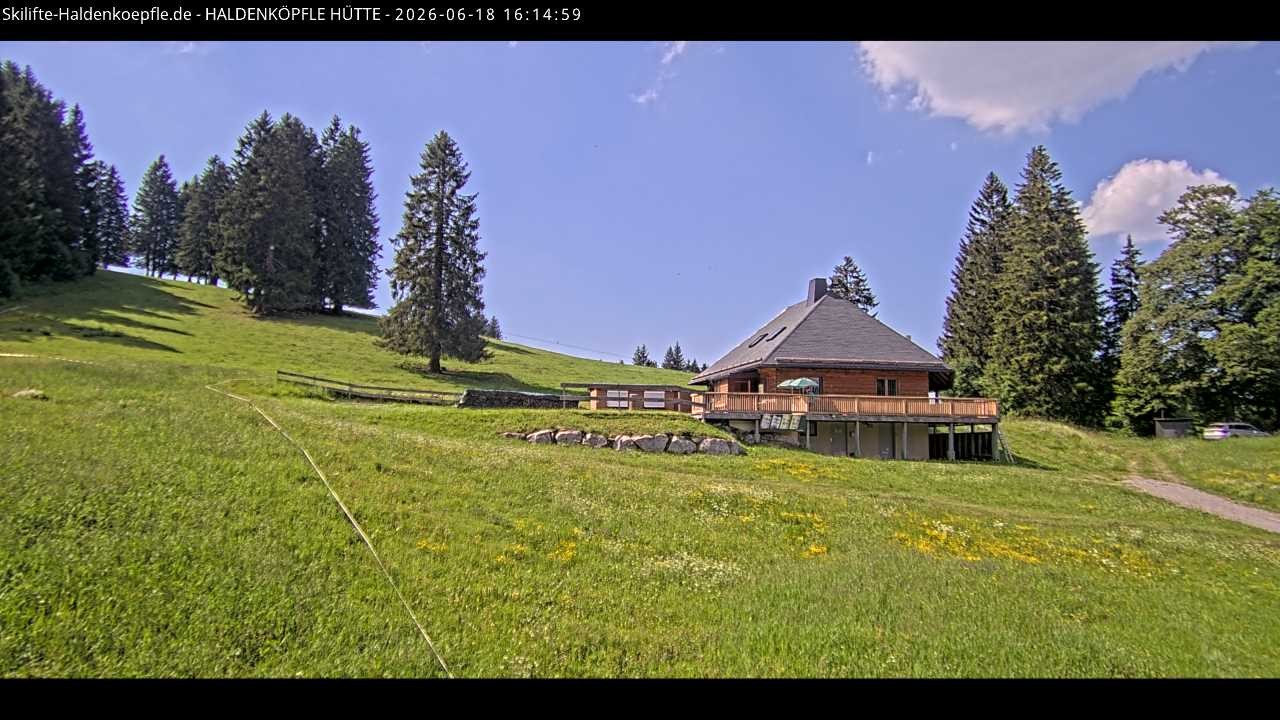 Archiv Foto Webcam Haldenköpfle im Schwarzwald - Hütte
