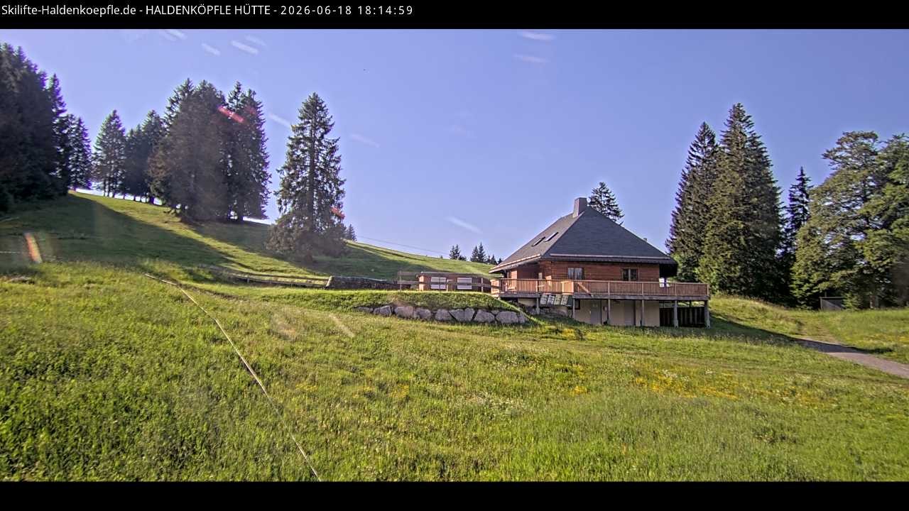 Archiv Foto Webcam Haldenköpfle im Schwarzwald - Hütte