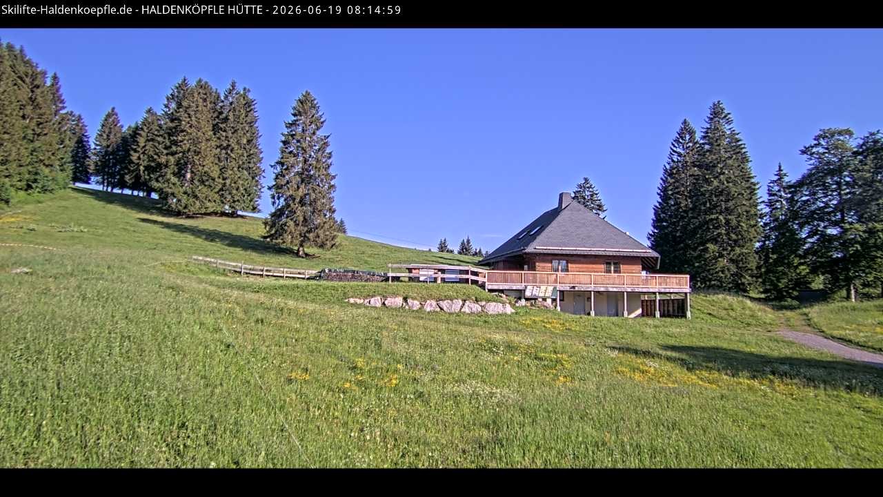 Archiv Foto Webcam Haldenköpfle im Schwarzwald - Hütte