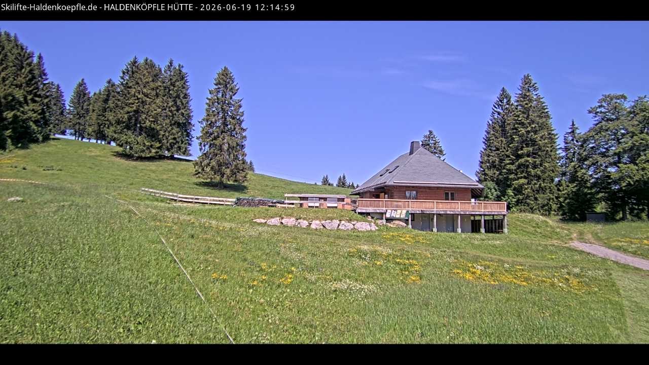 Archiv Foto Webcam Haldenköpfle im Schwarzwald - Hütte