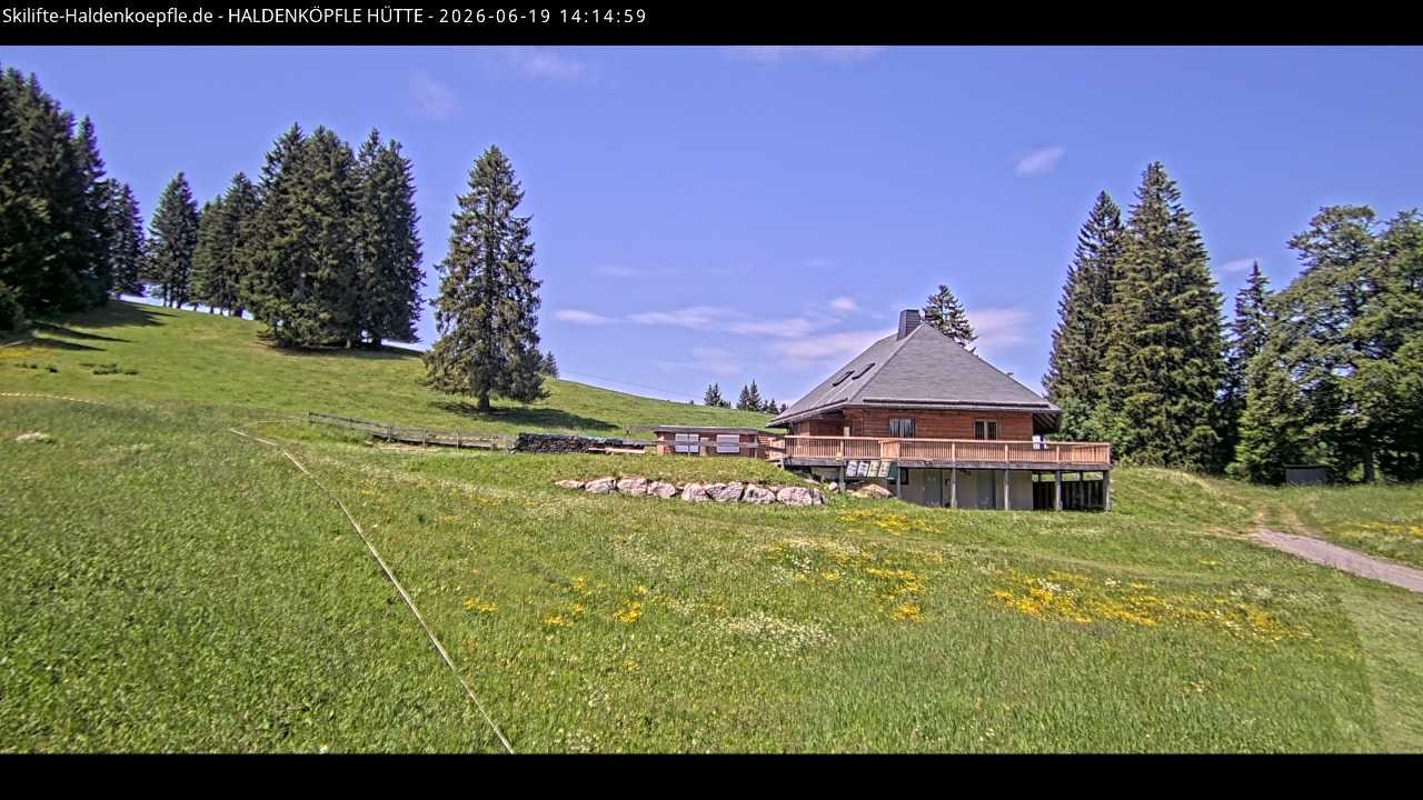 Archiv Foto Webcam Haldenköpfle im Schwarzwald - Hütte
