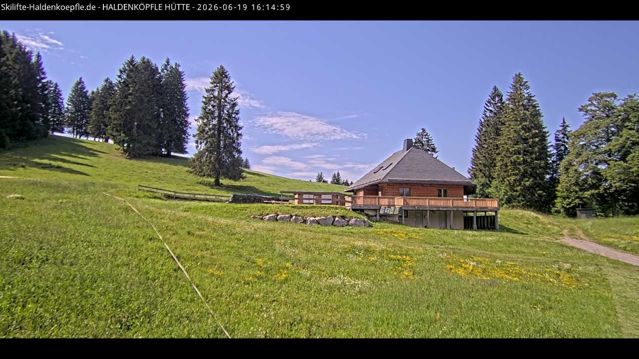 Archiv Foto Webcam Haldenköpfle im Schwarzwald - Hütte