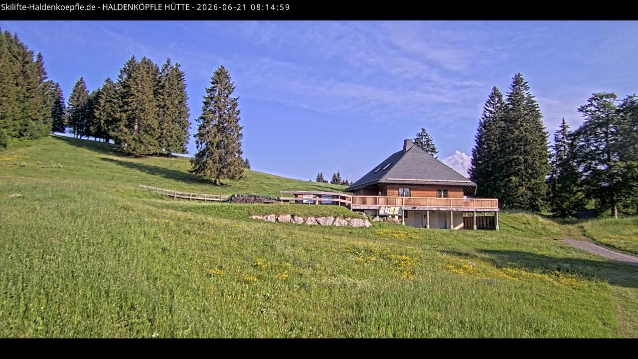 Archiv Foto Webcam Haldenköpfle im Schwarzwald - Hütte