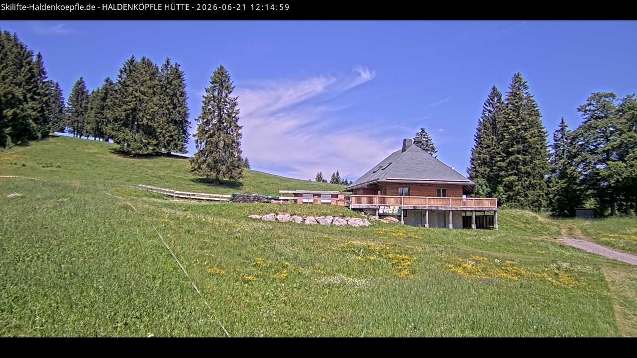 Archiv Foto Webcam Haldenköpfle im Schwarzwald - Hütte