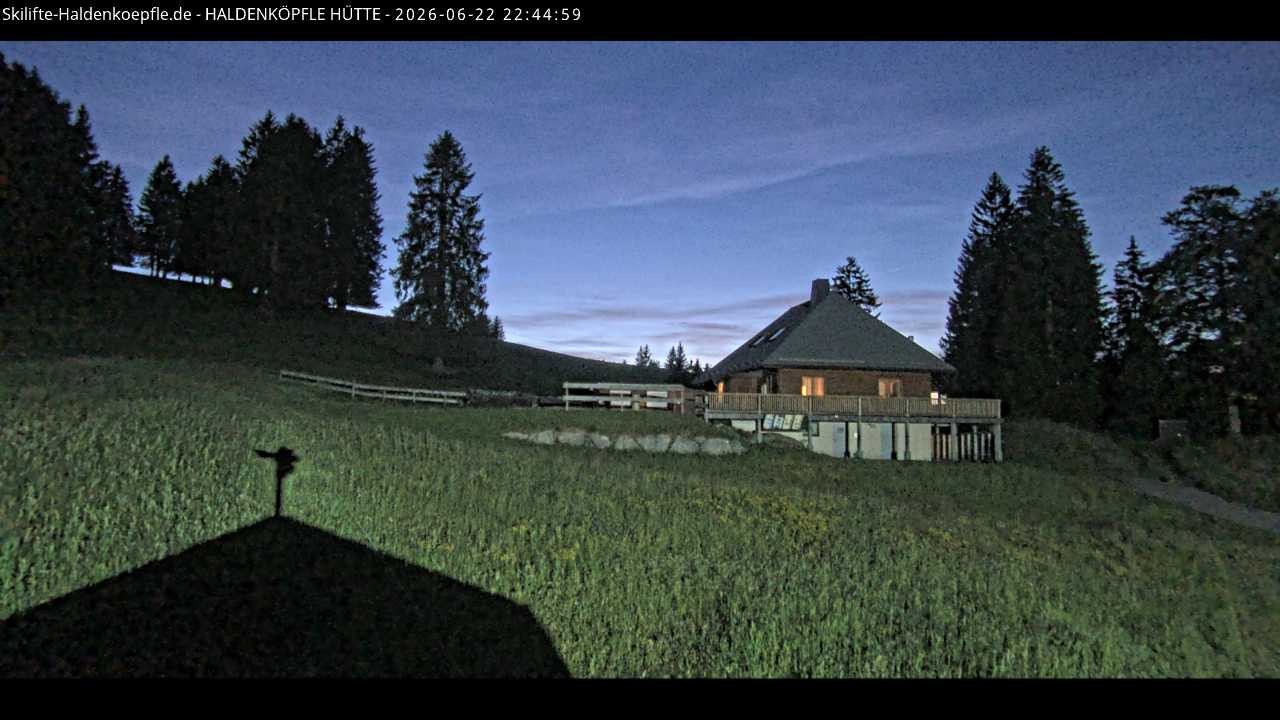Archiv Foto Webcam Haldenköpfle im Schwarzwald - Hütte