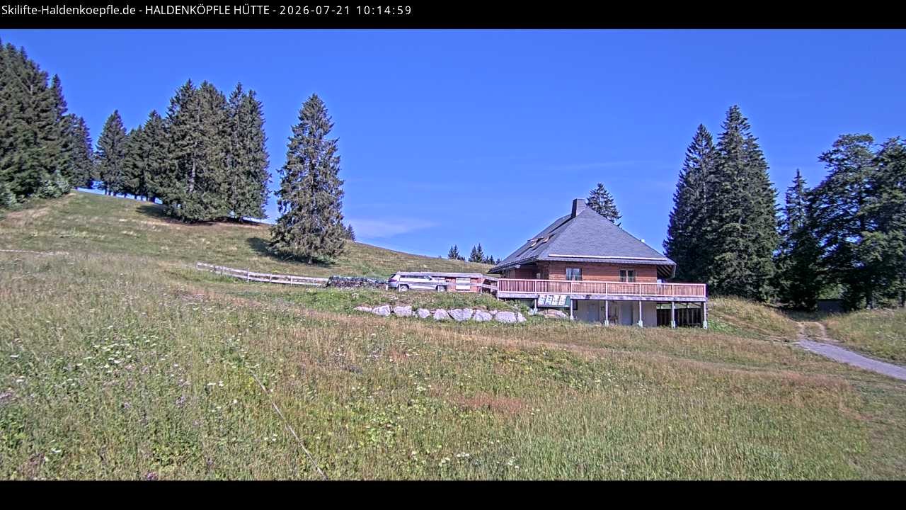 Archiv Foto Webcam Haldenköpfle im Schwarzwald - Hütte