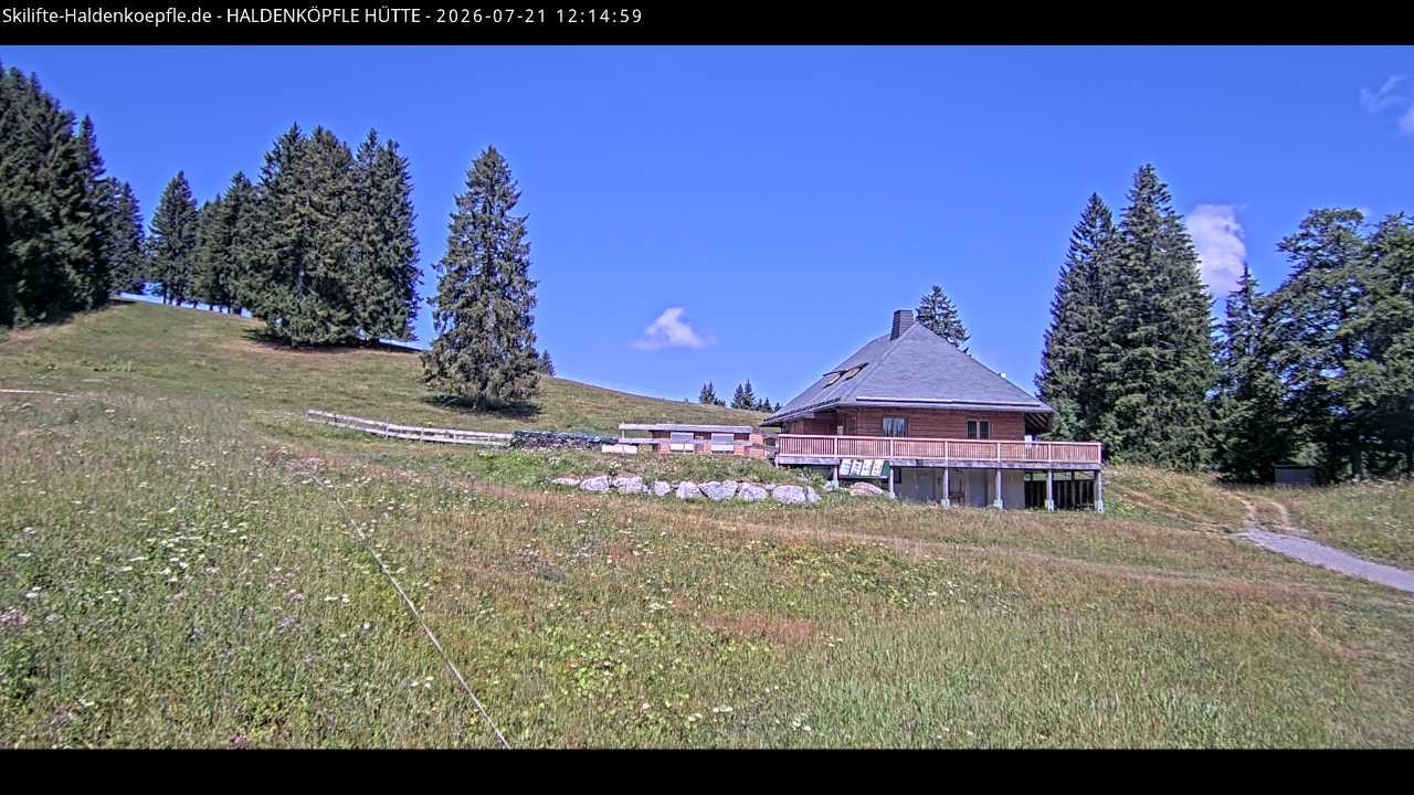 Archiv Foto Webcam Haldenköpfle im Schwarzwald - Hütte