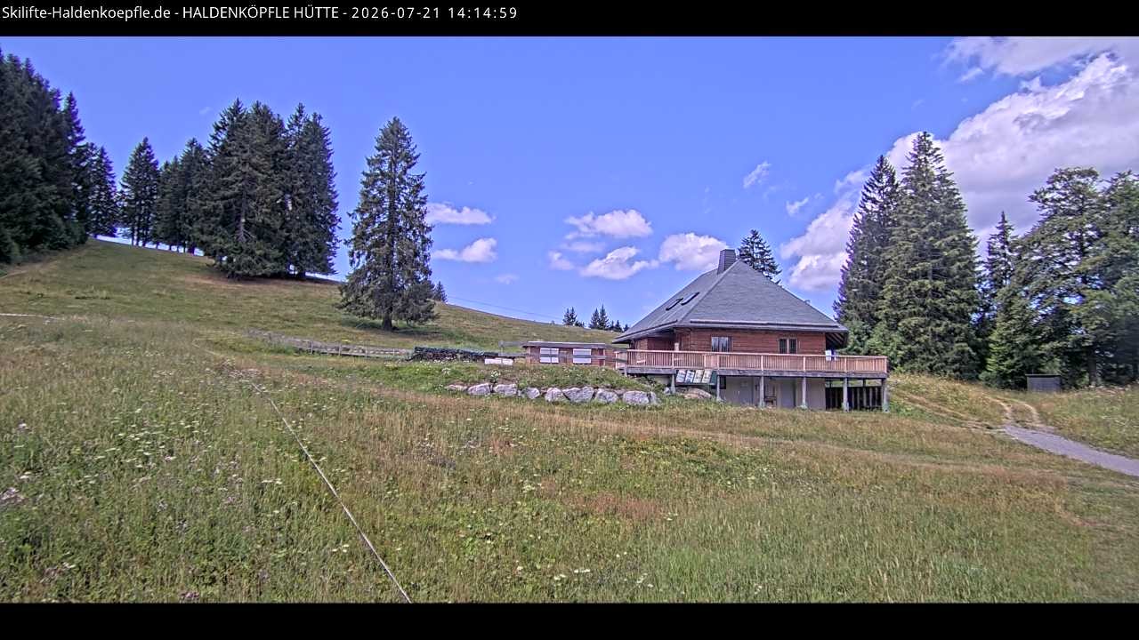 Archiv Foto Webcam Haldenköpfle im Schwarzwald - Hütte