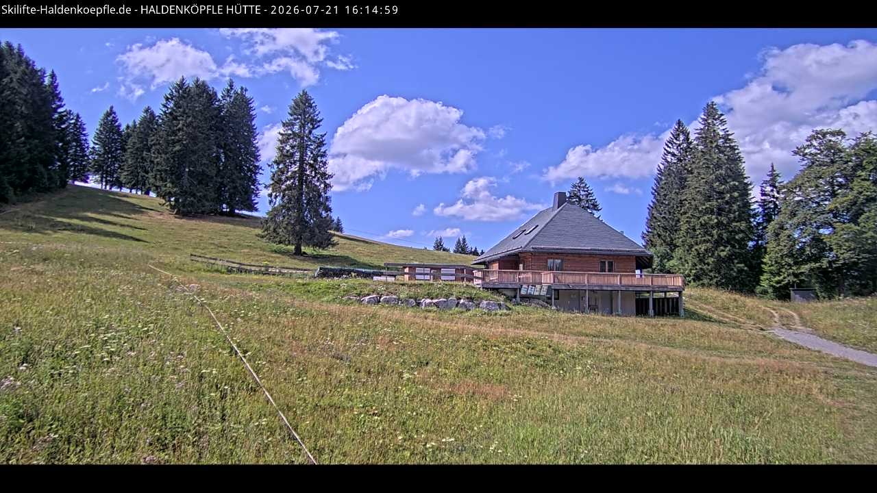 Archiv Foto Webcam Haldenköpfle im Schwarzwald - Hütte