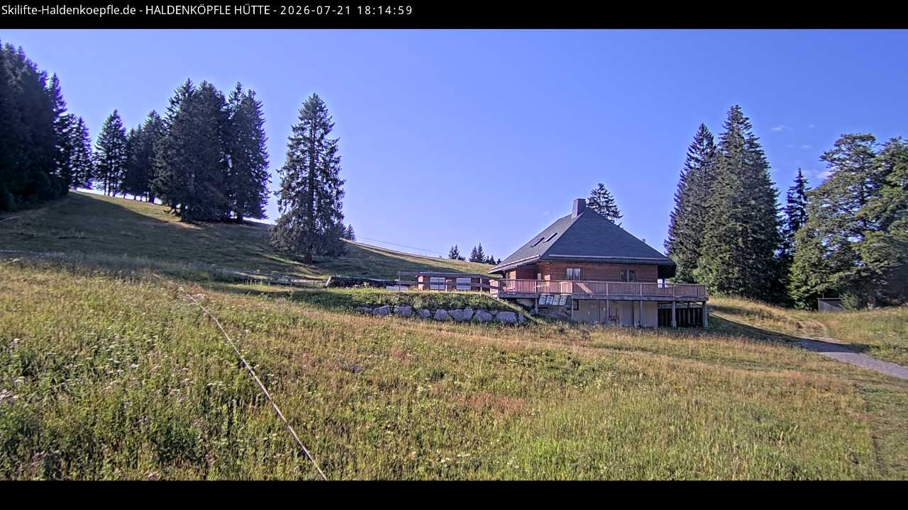 Archiv Foto Webcam Haldenköpfle im Schwarzwald - Hütte