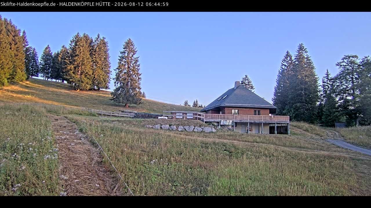 Archiv Foto Webcam Haldenköpfle im Schwarzwald - Hütte