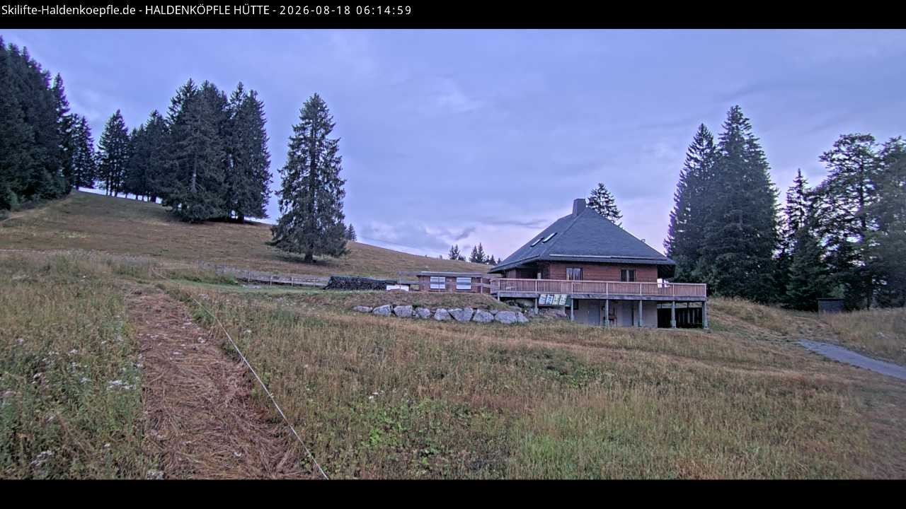 Archiv Foto Webcam Haldenköpfle im Schwarzwald - Hütte