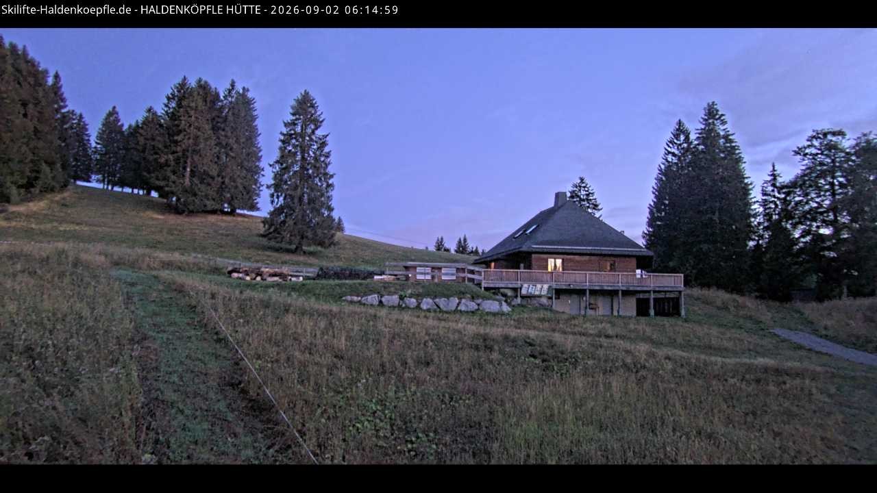 Archiv Foto Webcam Haldenköpfle im Schwarzwald - Hütte
