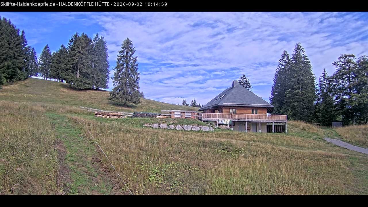 Archiv Foto Webcam Haldenköpfle im Schwarzwald - Hütte