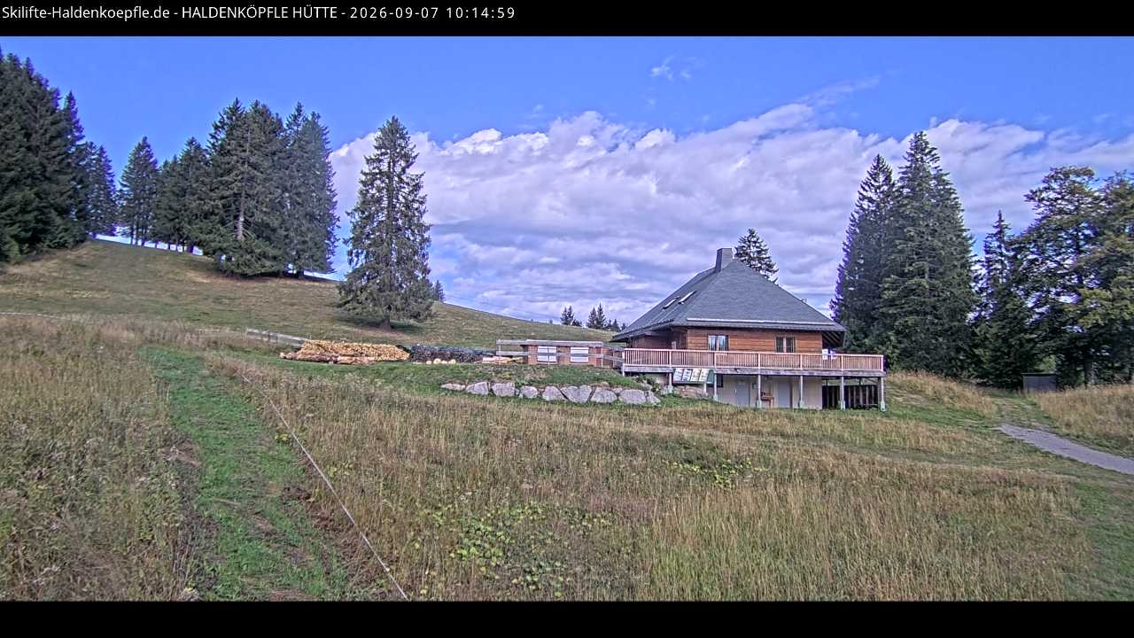 Archiv Foto Webcam Haldenköpfle im Schwarzwald - Hütte