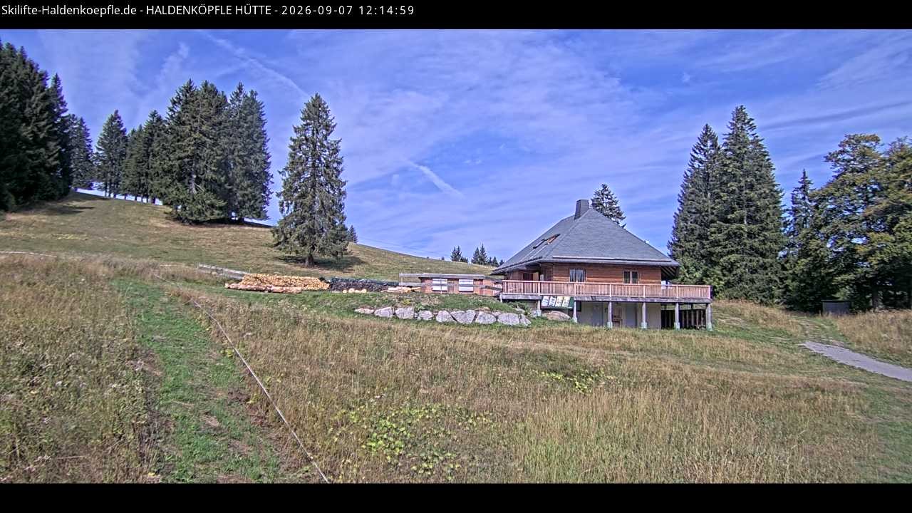 Archiv Foto Webcam Haldenköpfle im Schwarzwald - Hütte