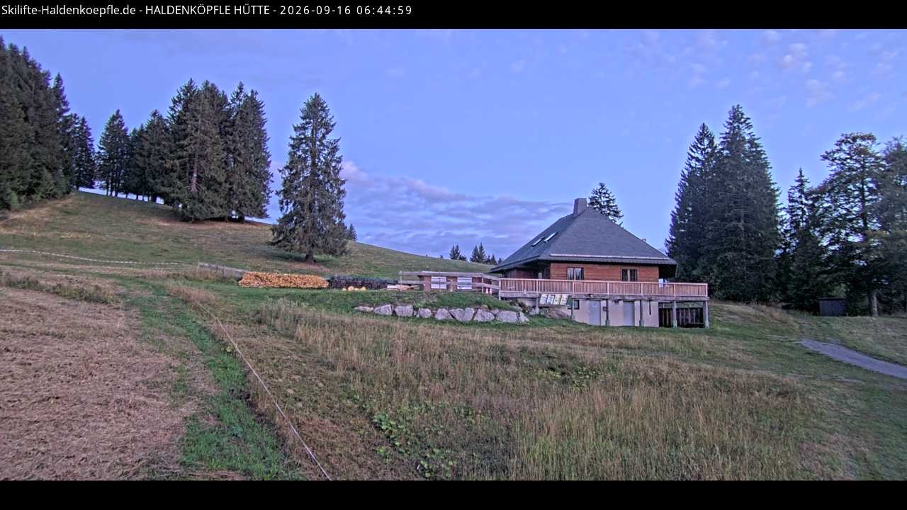 Archiv Foto Webcam Haldenköpfle im Schwarzwald - Hütte