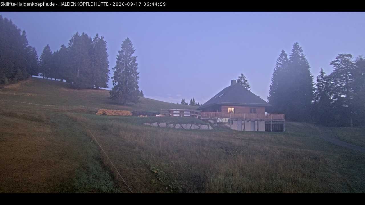 Archiv Foto Webcam Haldenköpfle im Schwarzwald - Hütte