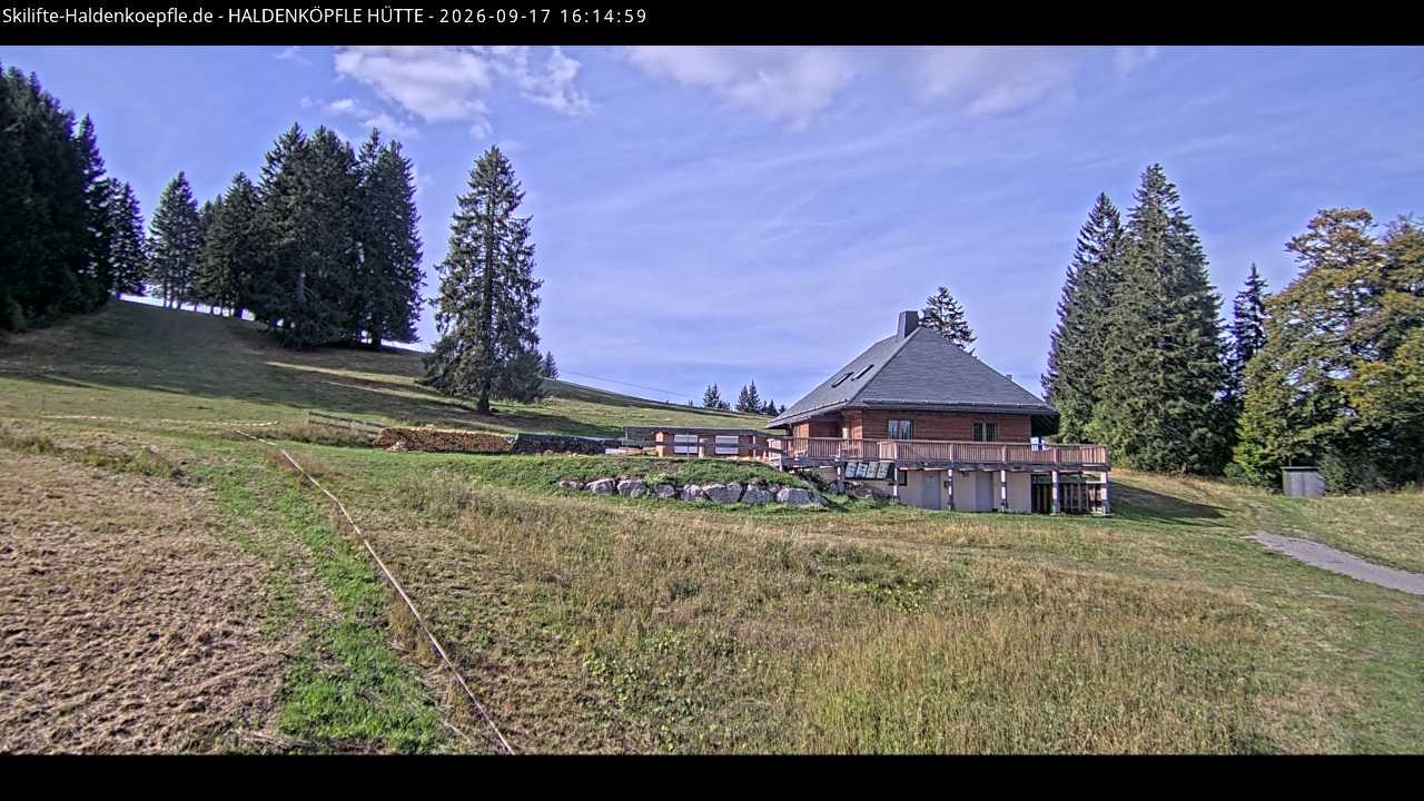 Archiv Foto Webcam Haldenköpfle im Schwarzwald - Hütte